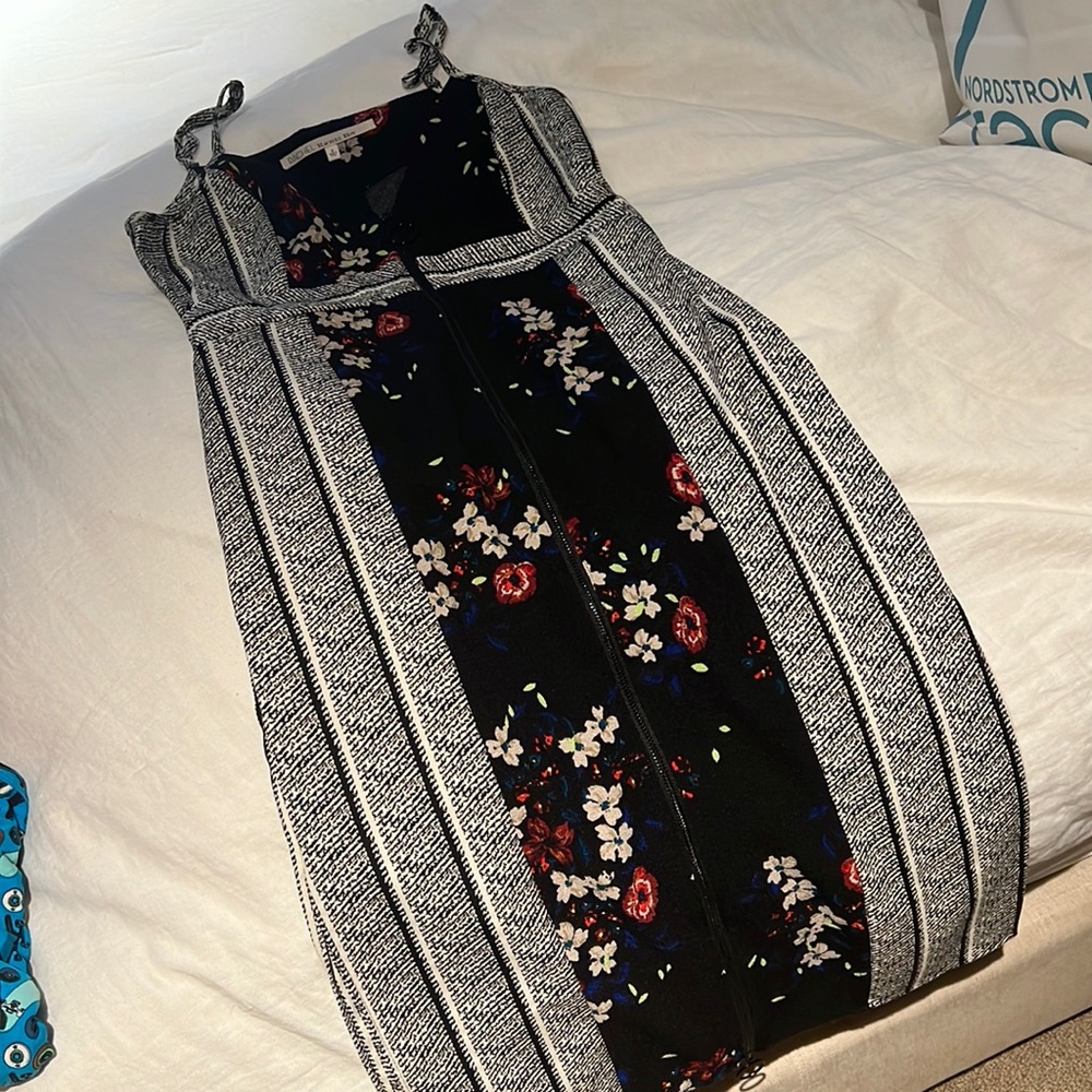 Rachel Roy Black Floral Dress